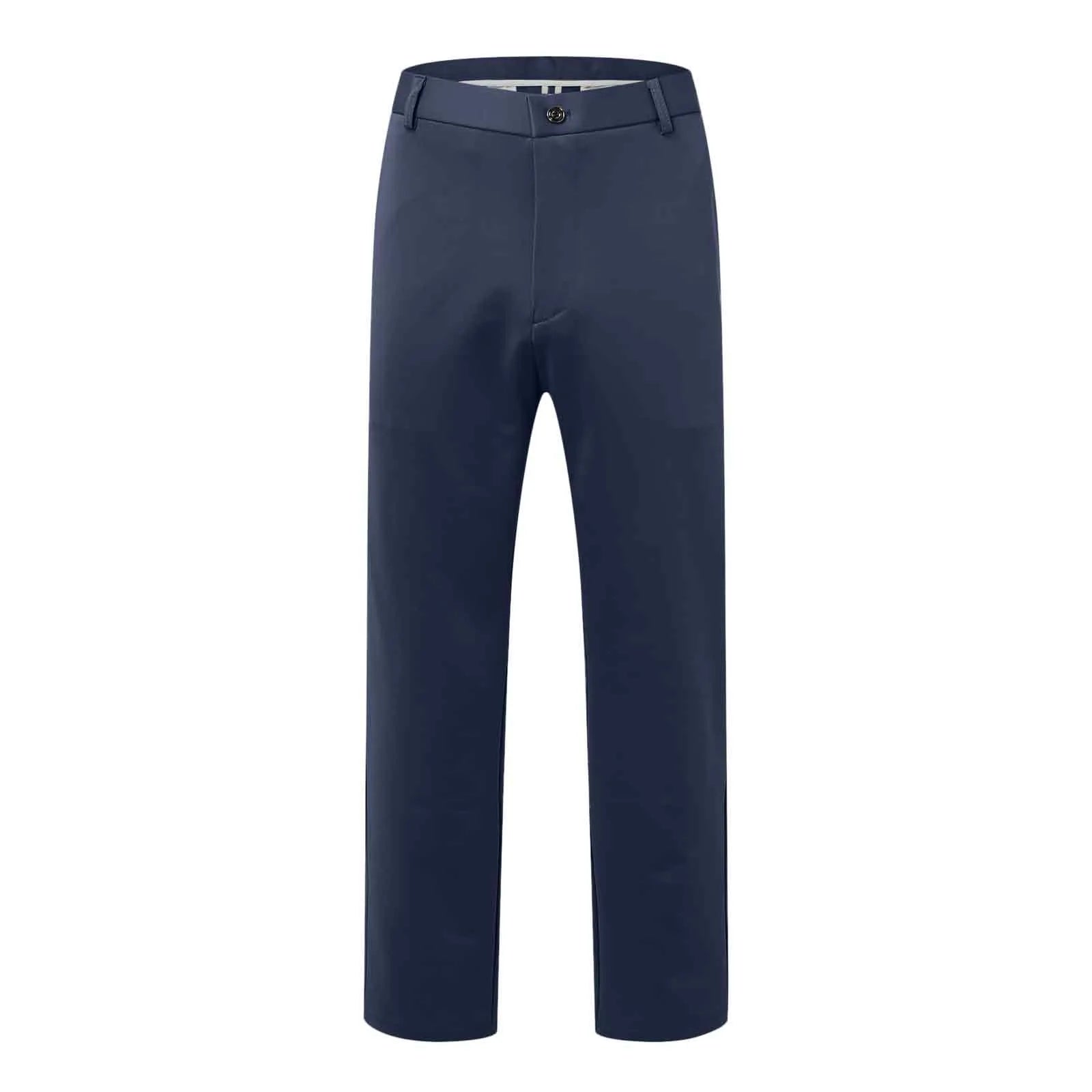 Men's Classic Elastic Waist Business Suit Pants