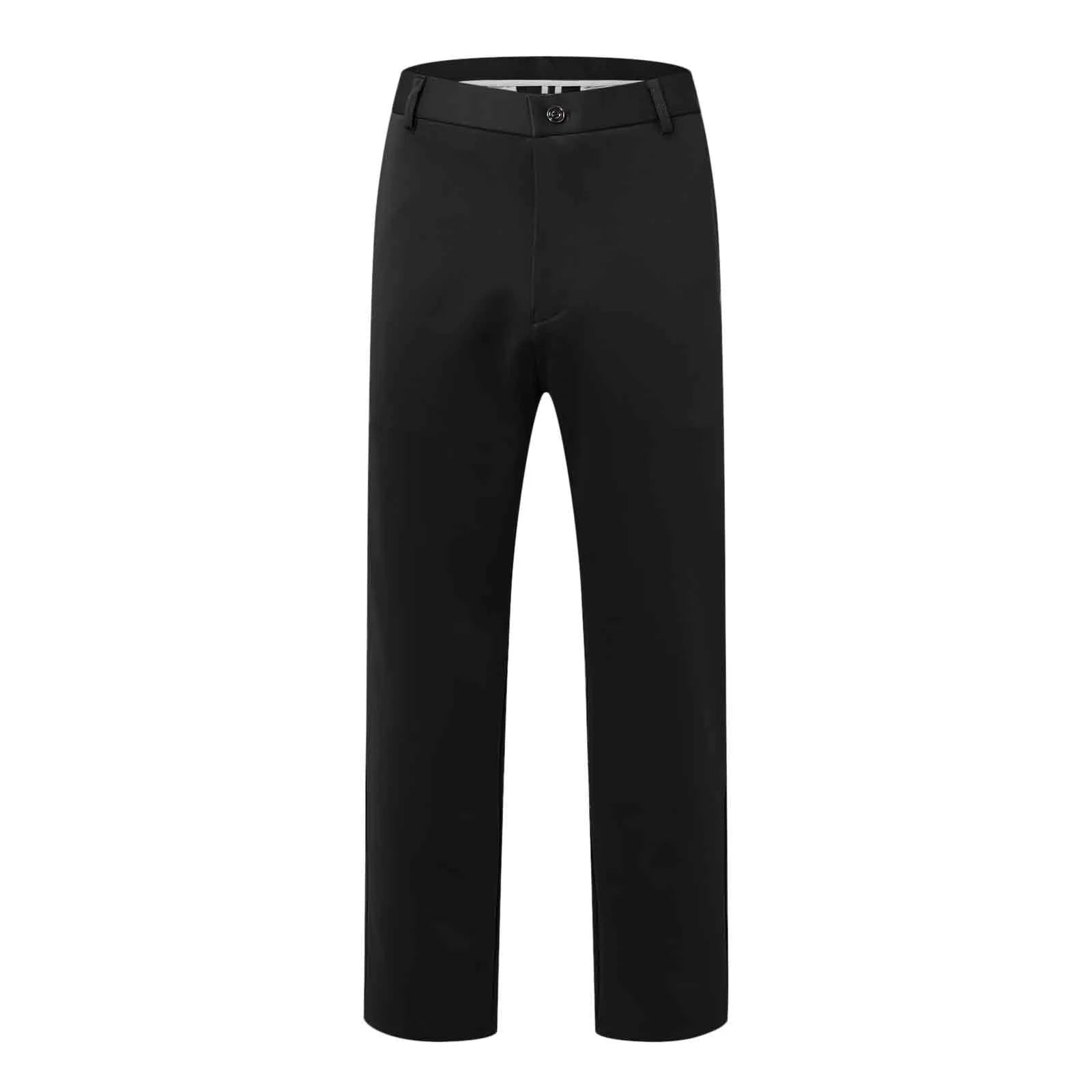 Men's Classic Elastic Waist Business Suit Pants